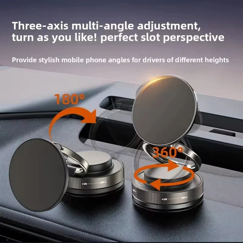 The Tempo Mag-Lock Vacuum Phone Mount | Zero-Hassle Magnetic Holder for Car, Gym & Mirror. - TEMPO CART
