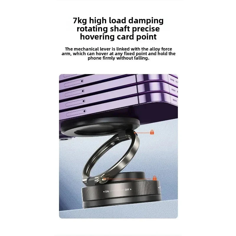 The Tempo Mag-Lock Vacuum Phone Mount | Zero-Hassle Magnetic Holder for Car, Gym & Mirror.