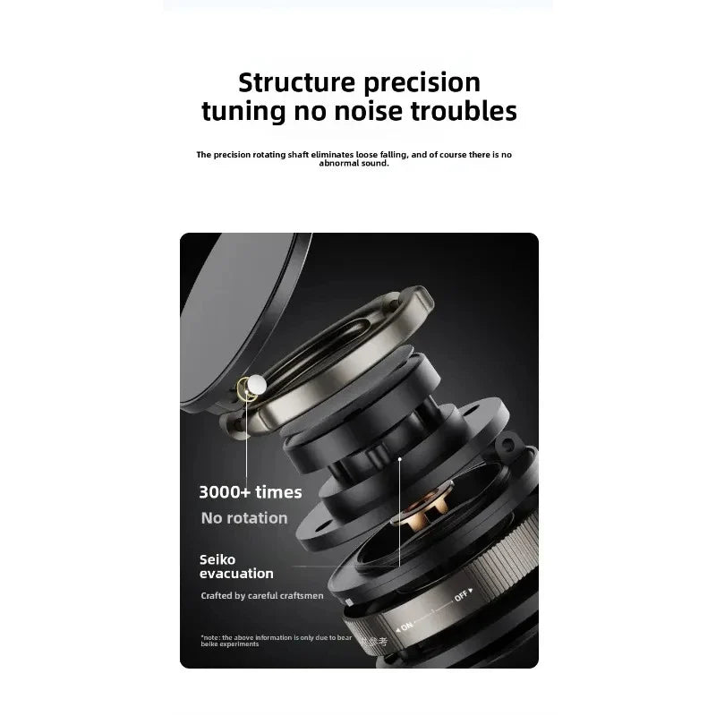 The Tempo Mag-Lock Vacuum Phone Mount | Zero-Hassle Magnetic Holder for Car, Gym & Mirror.