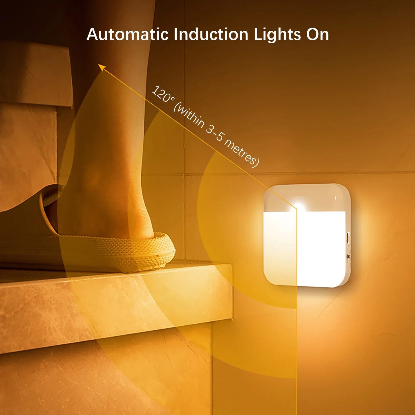 The Tempo Instant Light: Wireless Motion Sensor LED Night Light | USB Rechargeable & Stick-Anywhere.