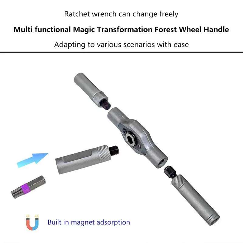 🔧 TEMPO CART FixMaster Pro 24-in-1 Magnetic Ratchet Set – Premium Multi-Tool for Fast Repairs