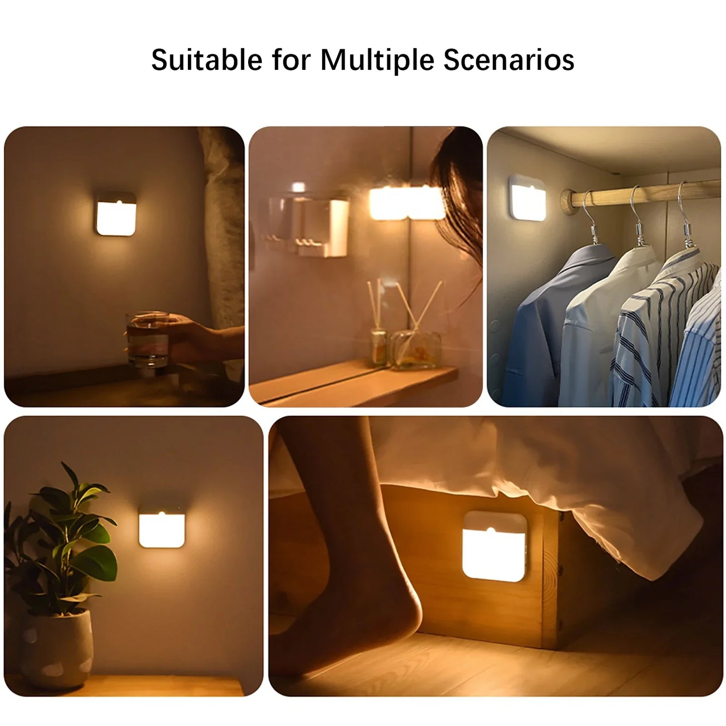 The Tempo Instant Light: Wireless Motion Sensor LED Night Light | USB Rechargeable & Stick-Anywhere.