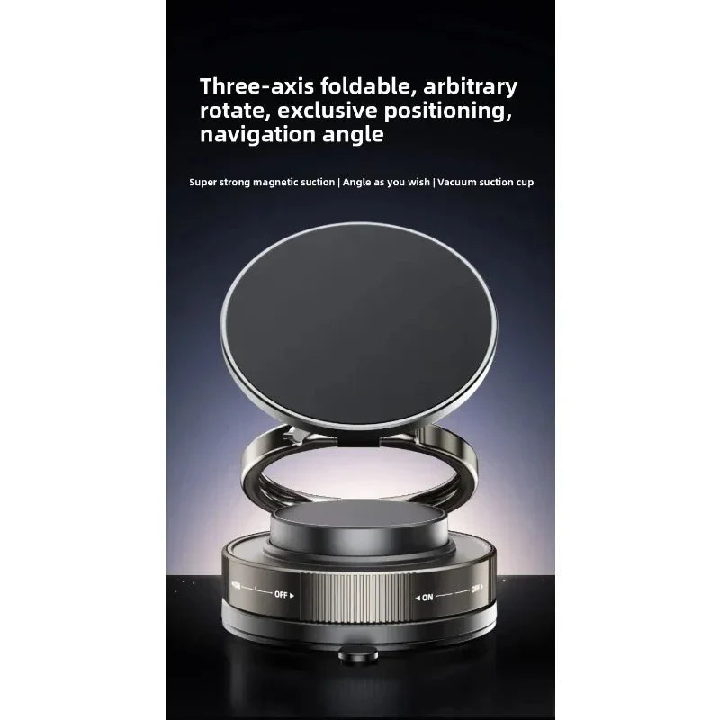 The Tempo Mag-Lock Vacuum Phone Mount | Zero-Hassle Magnetic Holder for Car, Gym & Mirror.