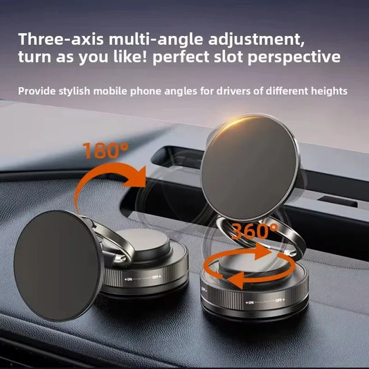 The Tempo Mag-Lock Vacuum Phone Mount | Zero-Hassle Magnetic Holder for Car, Gym & Mirror.
